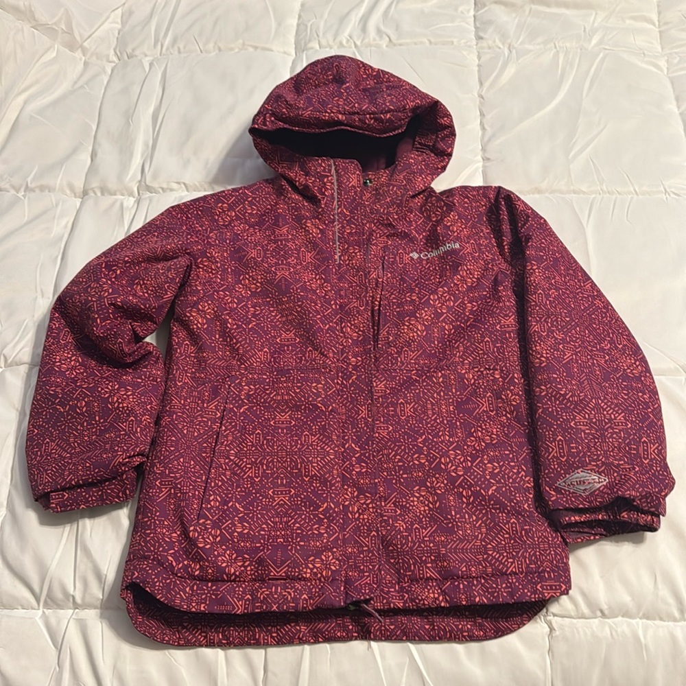 Columbia girls snow coat. Size small
